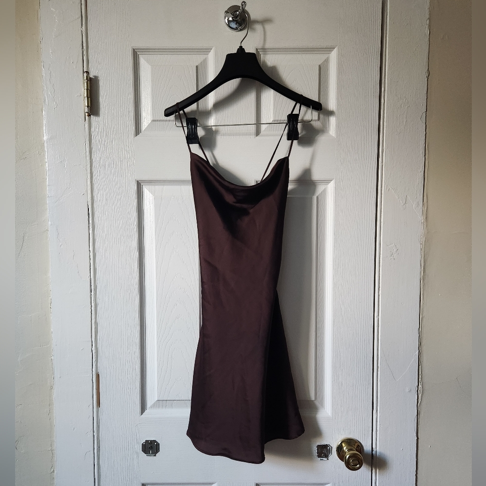 Abercrombie & Fitch Cowlneck Slip Dress